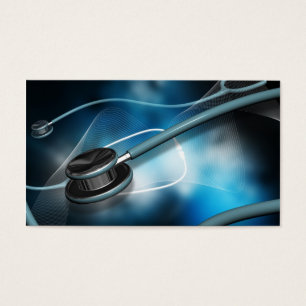 Cartes De Visite Stéthoscopes Médicale d'infirmière