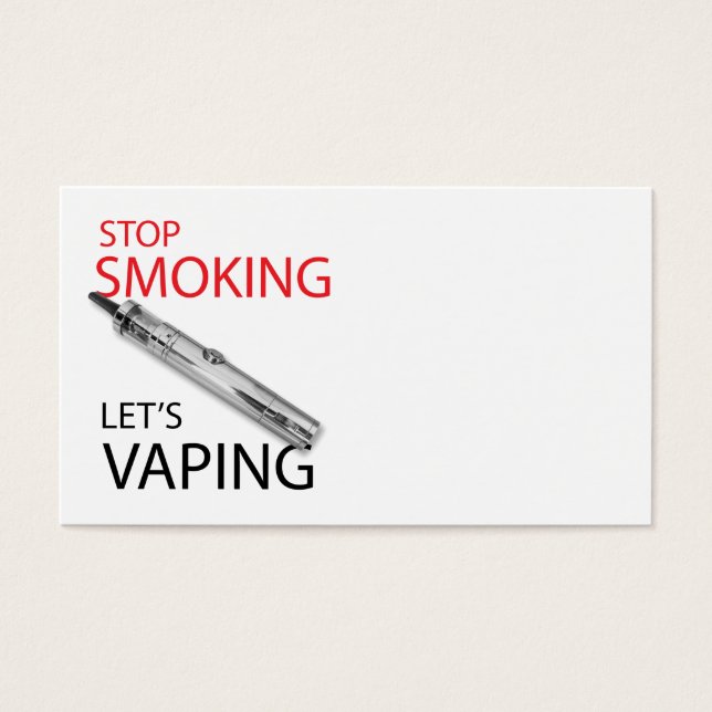 Cartes De Visite Stop smoking (Devant)