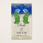 Cartes De Visite Style Art Déco Peacock Royal Blue Favoriser Tags c<br><div class="desc">REMARQUE : Pour les utiliser comme étiquettes cadeaux de faveur, il suffit de percer un trou dans le haut et d'ajouter un ruban correspondant (non fourni) puis de cravate sur vos faveurs, verres à boire ou autres objets de décoration de réception. PALETTE DE COULEUR : bleu royal, crème, bronze, bleu...</div>
