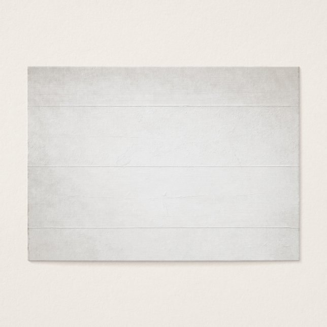 Cartes De Visite Style de bois blanc (Devant)