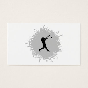 Cartes De Visite Style de griffonnage de base-ball