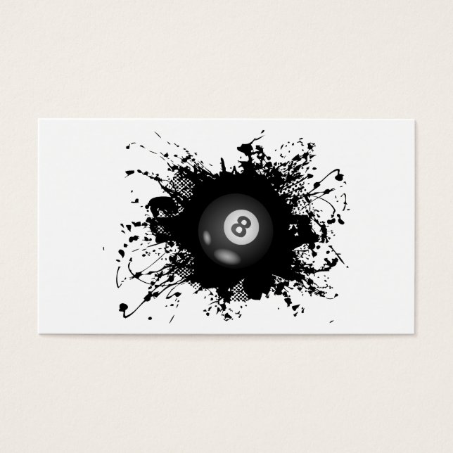 Cartes De Visite Style urbain billard (Devant)