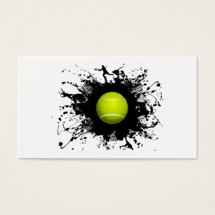 Cartes De Visite Style urbain de tennis