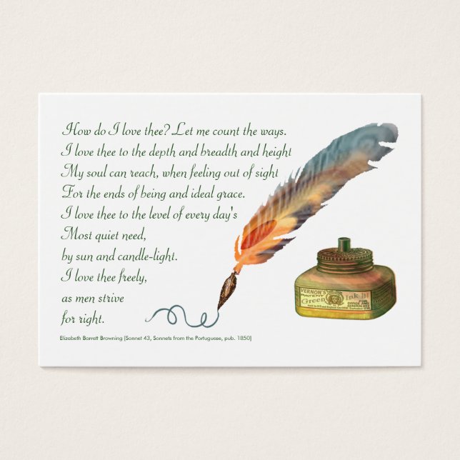 Cartes De Visite Stylo et encre (Devant)