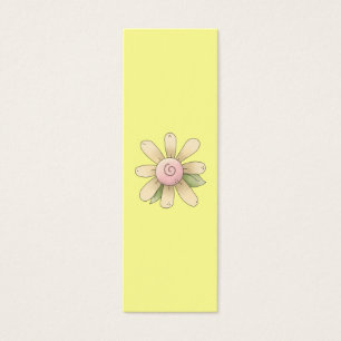 Cartes De Visite Substance de ressort · Fleur jaune