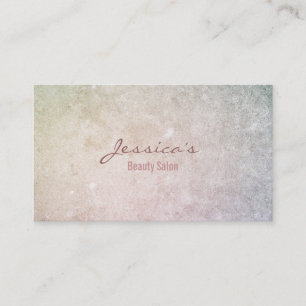 Cartes de visite subtils simples de maquilleur