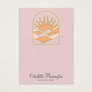 Cartes De Visite Sunrise Dusty Rose Porte bijoux