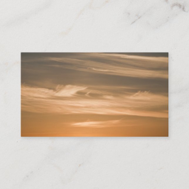 Cartes de visite Sunset (Devant)