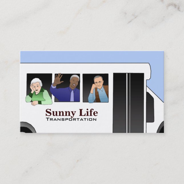 Cartes de visite supérieurs de transport (Devant)