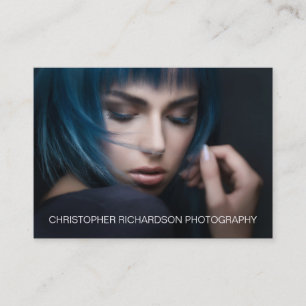 Cartes de visite sur la photographie simples et é