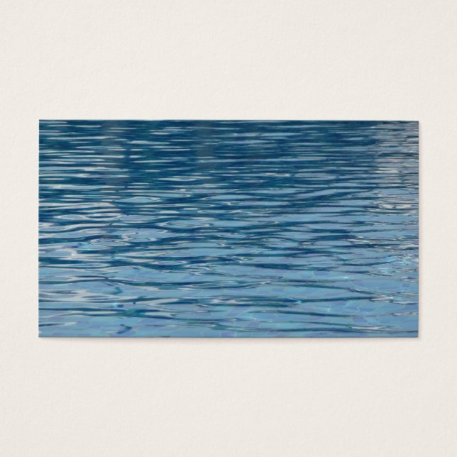 Cartes De Visite Surface d'eau (Devant)