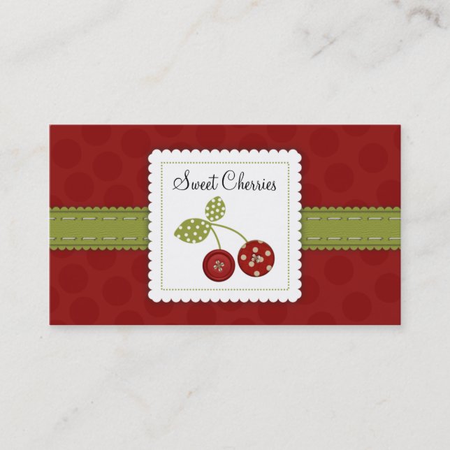 Cartes de visite Sweet Cherries (Devant)