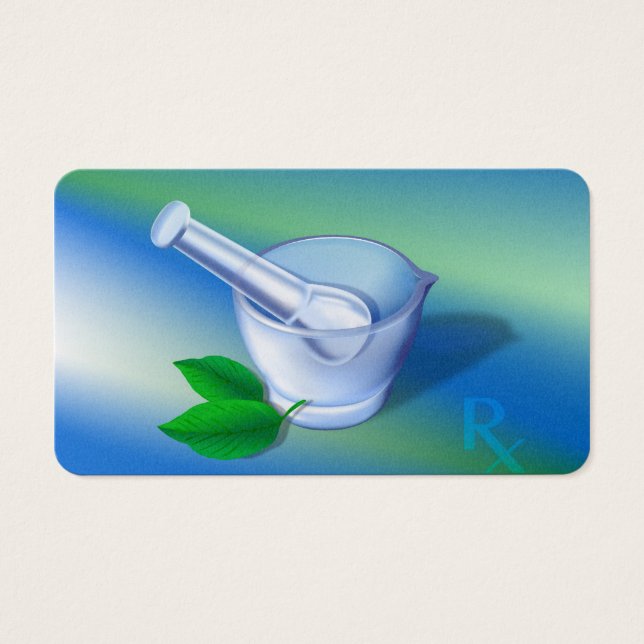 Cartes De Visite Symbole de pharmacie (Devant)