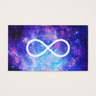 Cartes De Visite Symbole d'infini nébula