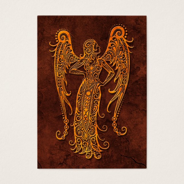 Cartes De Visite Symbole Virgo en Pierre complexe (Devant)