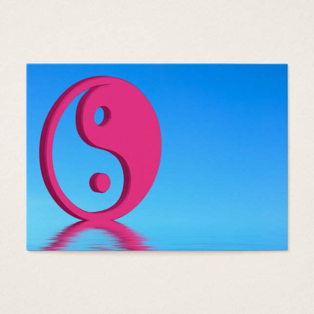 Cartes De Visite Symbole Yin Yang (Devant)