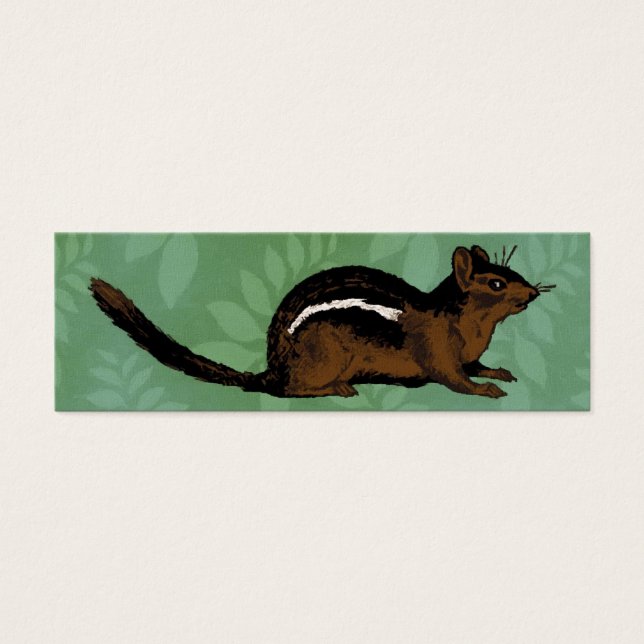 Cartes De Visite Tableau Chipmunk (Devant)
