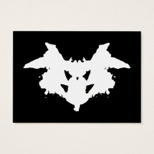 Cartes De Visite Tache d'encre de Rorschach