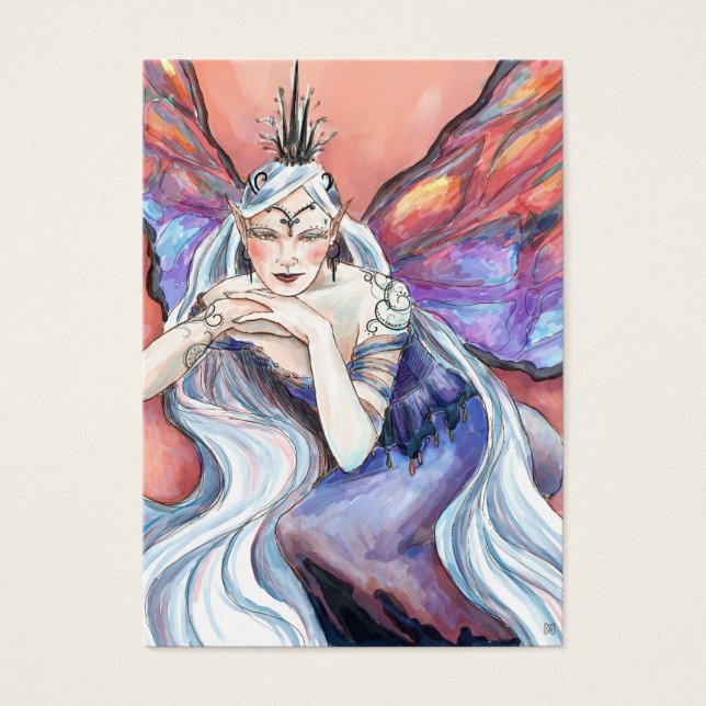 Cartes De Visite Tag cadeau Queen Titania (Devant)