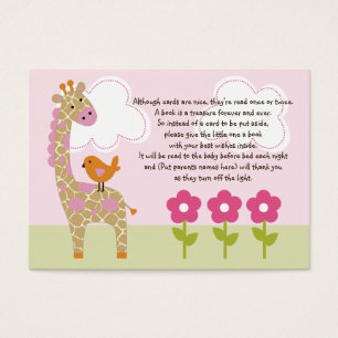 Cartes De Visite Tag/Carte Jungle Girl/Jungle Jill Giraffe Favorise