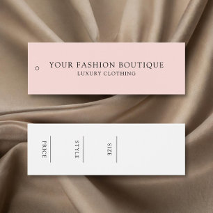 Cartes De Visite Tag de Étiquette minimaliste moderne pour vêtement
