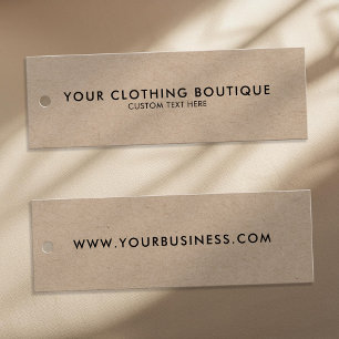 Cartes De Visite Tag de hang minimaliste moderne pour les affaires