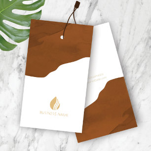 Cartes De Visite Tag Hang du logo du logo de la marque Earthy Boho