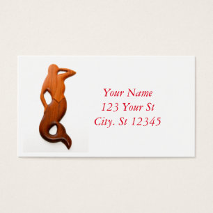 Cartes De Visite Tan Lookout Mermaid Thunder_Cove