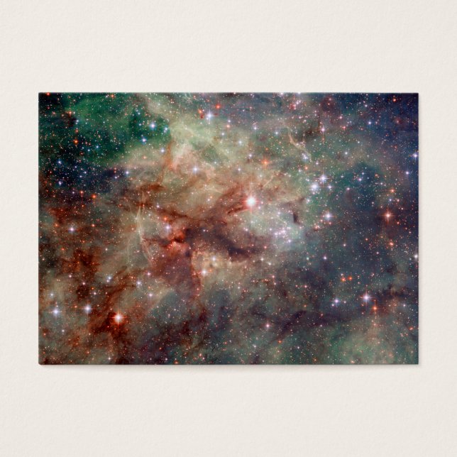 Cartes De Visite Tarantula Nebula Espace Hubble (Devant)