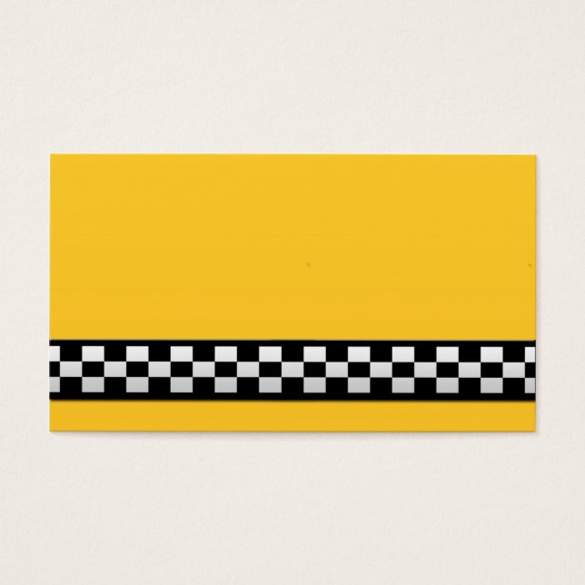 Cartes De Visite Taxi (Devant)
