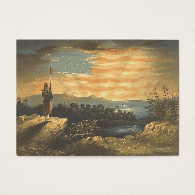 Cartes De Visite TEE Patriotic Sky (Devant)