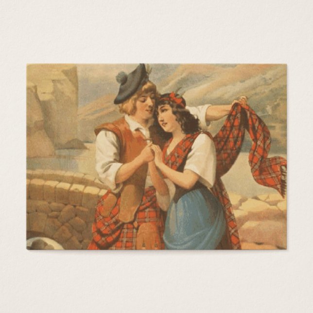 Cartes De Visite TEE Plaid Love (Devant)