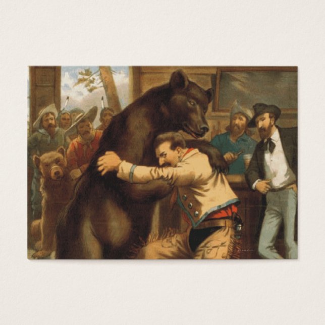 Cartes De Visite TEE Wild West Wrestling (Devant)