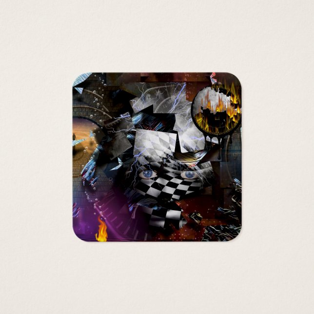 Cartes De Visite Temps et imagination (Devant)