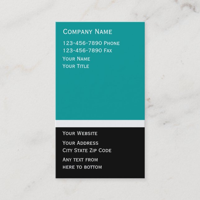 Cartes de Visite Tendance (Devant)
