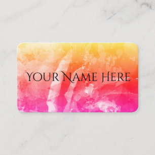 Cartes de visite tendance et élégants