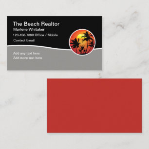 Cartes de visite tendance et modernes pour agent i
