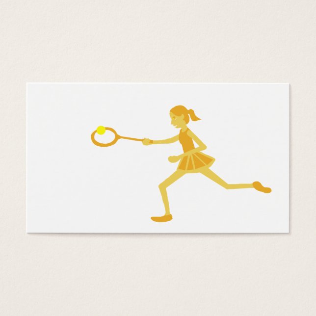 Cartes De Visite Tennis (Devant)