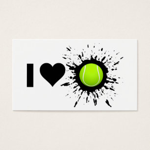 Cartes De Visite Tennis d'amour de l'explosif I