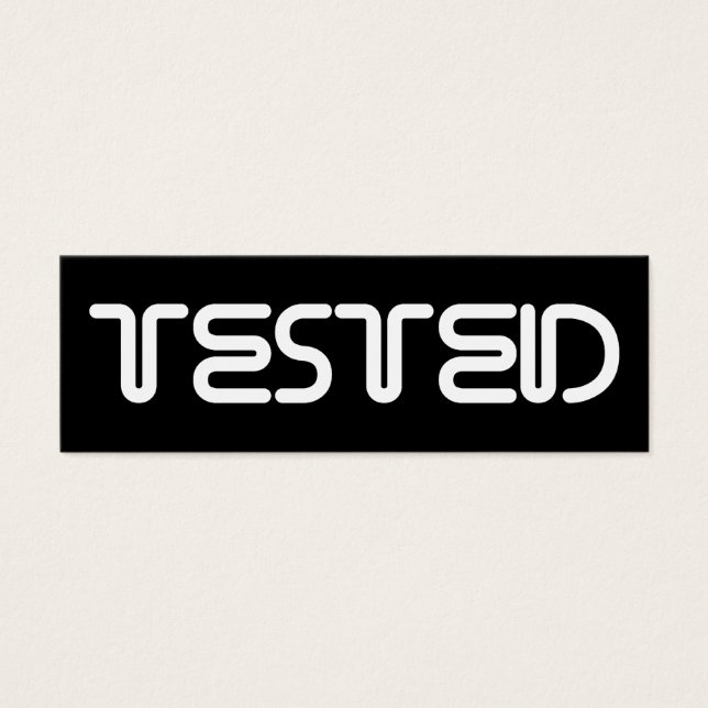 Cartes De Visite testé (Devant)