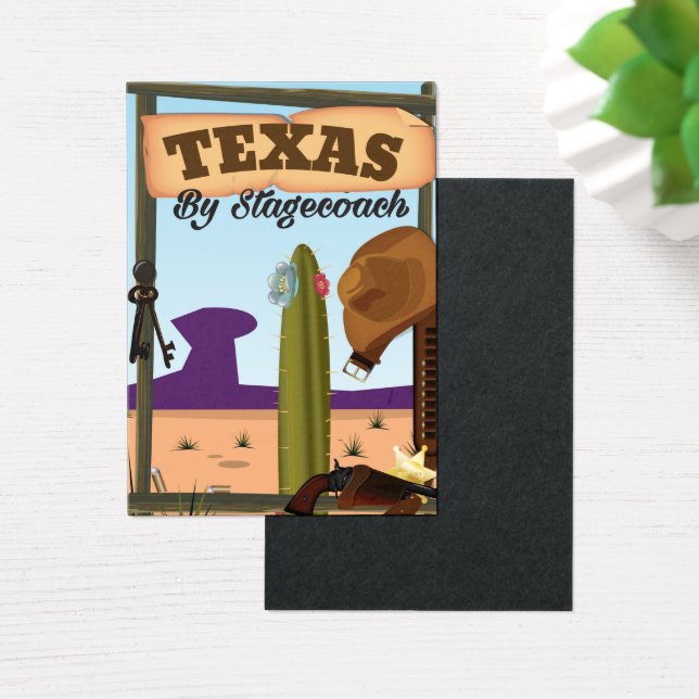 Cartes De Visite Texas en diligence (Bureau)