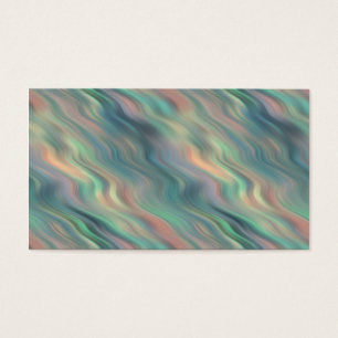 Cartes De Visite Texture bleue Iris Wavy