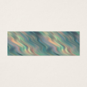 Cartes De Visite Texture bleue Iris Wavy