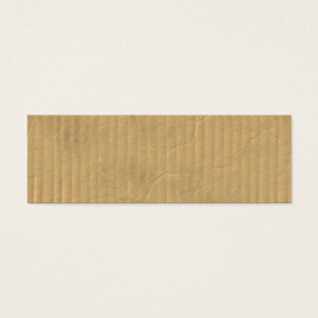 Cartes De Visite Texture carton ondulé (Devant)