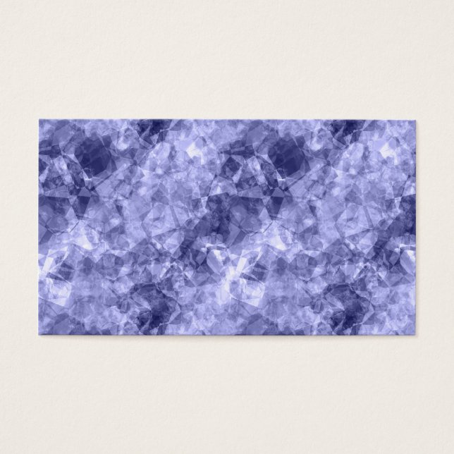 Cartes De Visite Texture croûtée bleu foncé (Devant)