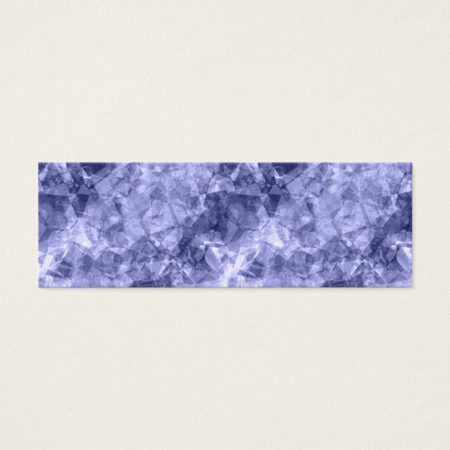 Cartes De Visite Texture croûtée bleu foncé (Devant)