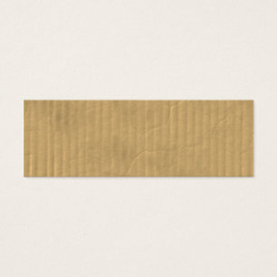 Cartes De Visite Texture de carton ondulé