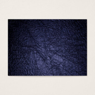 Cartes De Visite texture de cuir de bleu marine
