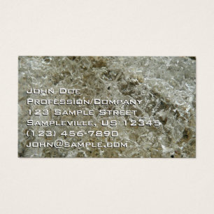 Cartes De Visite Texture de glace glaciaire abstraite de la nature