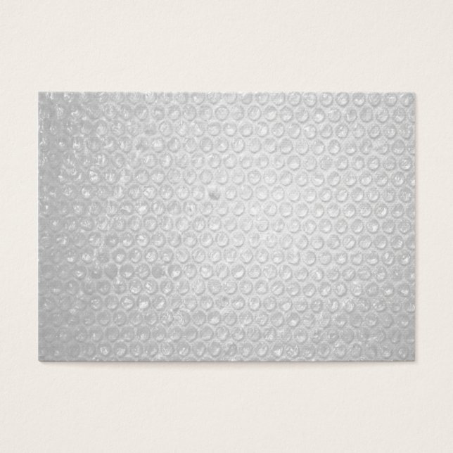 Cartes De Visite Texture d'enveloppe à bulles petites (Devant)